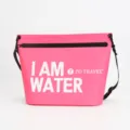 Waterproof pink crossbody bag, sealed drifting swimming bag with clear touch screen design. - Splash-proof Regular Style / Pink