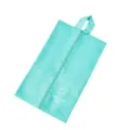 Mint green portable shoe storage bag, travel organizer pouch with zipper and convenient handle. - L / Bright Blue