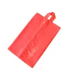 Red portable travel shoe storage bag, foldable dust-proof organizer with handle zipper. - L / Red