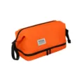 Hommes grande capacité étanche trousse de toilette voyage orange oxford maquillage sac - Grand Orange