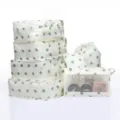 7-teiliges Reise-Organiser-Set, wasserdichte Kleiderbeutel mit süßem Kaktus-Druck Design. - Kaktus
