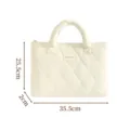 Gesteppte Laptoptasche Wolle Stil 13 Zoll 35.5x25.5cm beige Notebook Hülle Variante - 13 Zoll / Dünen-Geschwindigkeit