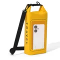 Wasserdichter 2L Dry Bag Outdoor Strand Schwimmtasche mit klarem transparentem Handyfenster - 2L (Größe 35*13*7,5) / Gelb