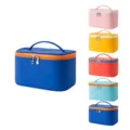 Große tragbare Kosmetiktasche Handtasche Make-up Organizer Reise Kulturtasche Etui - Royalblau