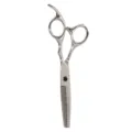 Professional stainless steel hair thinning scissors fishbone design salon cutting tool - Curved Teeth Scissors