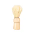 Solid wood shaving brush for men, professional beard lathering brush with soft bristles. - Schima Superba Shaving Brush (H101) / 9.5cm