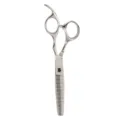 Professional stainless steel hair thinning scissors with ergonomic fish bone handle. - Traceless Thinning Scissors