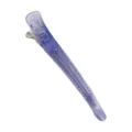 Transparante paarse glinsterende haarstyling eendebek clip voor dames salon - Blauw