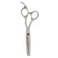 Professional stainless steel hair thinning scissors, silver hair cutting shears for salon and home. - Fishbone Teeth Thinning Scissors