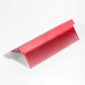 Accessoire peigne lisseur rouge, variante outil de coiffure en plastique carbone. - Génération 1 Rouge