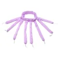 Bandeau boucleur sans chaleur violet poulpe vague outil de coiffure pour dormir la nuit. - Mauve Clair