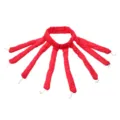 Bigoudis sans Chaleur Bandeau Octopus Ondulations Cheveux Nuit Coiffure Accessoire Doux - Rouge