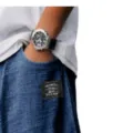 Men's casual cotton linen loose straight trousers solid color comfortable everyday streetwear pants - S / Navy Blue