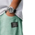 Men casual cotton linen loose straight trousers mint green summer lightweight pants pocket tag - S / Light Green