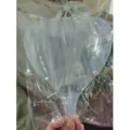Variante de visière de salon de coiffure transparente, masque facial pour laque. - Blanc Clair