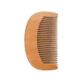 Peigne fin en bois de pêcher, variante compacte pour le soin quotidien et l'anti-pelliculaire. - Peigne en bois-D