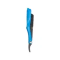 Tragbarer manueller Klapprasierer mit blauem Griff für die Gesichtshaarpflege von Herren. - Schwarzes Messer mit blauem Griff