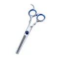 Professionelle Haarausdünnungsschere Friseurschere Haarschere mit blauem Ring Design - Modellierschere