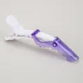 Transparante paarse haarwortel volume styling clip huishoudelijke kapper eendebek clip - Paars