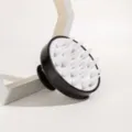 Silicone scalp massage brush variant, soft bristles for hair washing and deep cleaning. - ZT Black & White