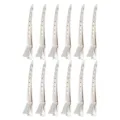 Roestvrijstalen haarclips set, eendenbek klemmen voor kappers en professionele haarstyling. - Grote Gat Haarspeld / Set van 12