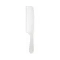 Professional stainless steel barber comb with handle, metal hair cutting styling tool. - G3