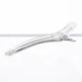 Transparante eendebek haarklem styling scheidingsclip van helder kunststof haaraccessoire - Wit