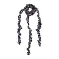Leopard Print Heatless Hair Curler Ribbon Spiral Scrunchie Lazy Hair Styling Tool - Leopard Print