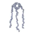 Satin no-heat hair curler silk curling ribbon sleep hair styling tool in grey color - Gray