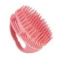 Rosa Silikon Kopfhaut Massagebürste für Haarwäsche, weiche Zähne Dusch Shampoo Kamm Tool. - Rosa