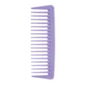 Lila Weizenstroh grobzahniger Haarkamm fur tagliches glattes und entwirrendes Styling. - Weizenstroh Entwirrungskamm / Lila
