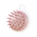 Brosse de massage du cuir chevelu en silicone pour le lavage des cheveux, poils doux, rose. - Rose