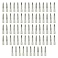 Set roestvrijstalen eendenbek haarclips professionele sectie haarspelden styling - Kleine Haarklem / Ca. 70 Stuks/Zak