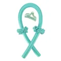 Set arricciacapelli senza calore in verde menta con elastici e molletta per styling perfetto. - Set da 4 Pezzi (Asta + 2 Elastici + 1 Molletta) / Blu Elegante