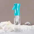 Flacone spray continuo 300ml vuoto ricaricabile parrucchiere acqua turchese chiaro. - Blu Trasparente / Imballaggio in sacchetto