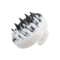 Brosse de massage du cuir chevelu en silicone avec poignée à ventouse pour cheveux. - Blanc Noir et Violet