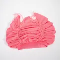 Rosa Netz Haartrockenkappe mit verstellbarem Kordelzug für die Lockenpflege Variante. - Dick (Mit Schnalle) / Rosa