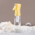 Flacone spray continuo 300ml vuoto ricaricabile nebulizzatore per capelli giardinaggio - Giallo Trasparente / Imballaggio in sacchetto