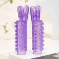 Clip per volume radici di capelli glitter viola, strumenti per styling della frangia. - 2 Pezzi/Set / Viola Scintillante