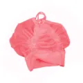 Rosa Netto-Plopping-Kappe zum Trocknen lockigen Haares, atmungsaktive Haarpflege Haarnetz. - Dünn (Ohne Schnalle) / Rosa