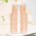 Pinza per capelli con volume alla radice glitterata per frangia e styling naturale 2pz - 2 Pezzi/Set / Rosa Chiaro Glitterato