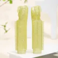 Pince volume racine cheveux pailletee outil de coiffure frange bouclage sans trace - 2 Pièces/Ensemble / Jaune Pailleté