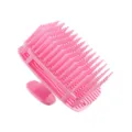 Brosse de massage du cuir chevelu rose, brosse a shampooing pour usage sec et humide. - Rose (Sac OPP)