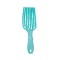 Spazzola per capelli ricurva azzurra per dare volume, districare e per lo styling quotidiano. - Blu