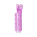 Clip de volume de racine de cheveux à paillettes violettes, rouleau pour coiffure haute. - 1 Pièce / Rouge Rose Scintillant