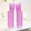 Clip de volume de racine de cheveux pailleté violet pour frange duveteuse, lot de 2. - 2 Pièces/Ensemble / Rouge Rose Scintillant