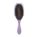 Spazzola per capelli in paglia di grano viola spazzola massaggio cuoio capelluto uso quotidiano. - Rotondo / Sacchetto OPP / Viola