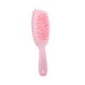 Spazzola per capelli da massaggio del cuoio capelluto in paglia di grano rosa per styling ricci - Spazzola per Shampoo / Sacchetto OPP / Rosa