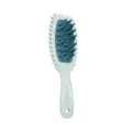 Spazzola per capelli da massaggio cuoio capelluto in paglia di grano con setole in silicone. - Spazzola per Shampoo / Sacchetto OPP / Verde Sfumato
