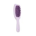 Spazzola viola per massaggio del cuoio capelluto con punte flessibili per la cura dei capelli. - Spazzola per Shampoo / Sacchetto OPP / Viola a Due Toni